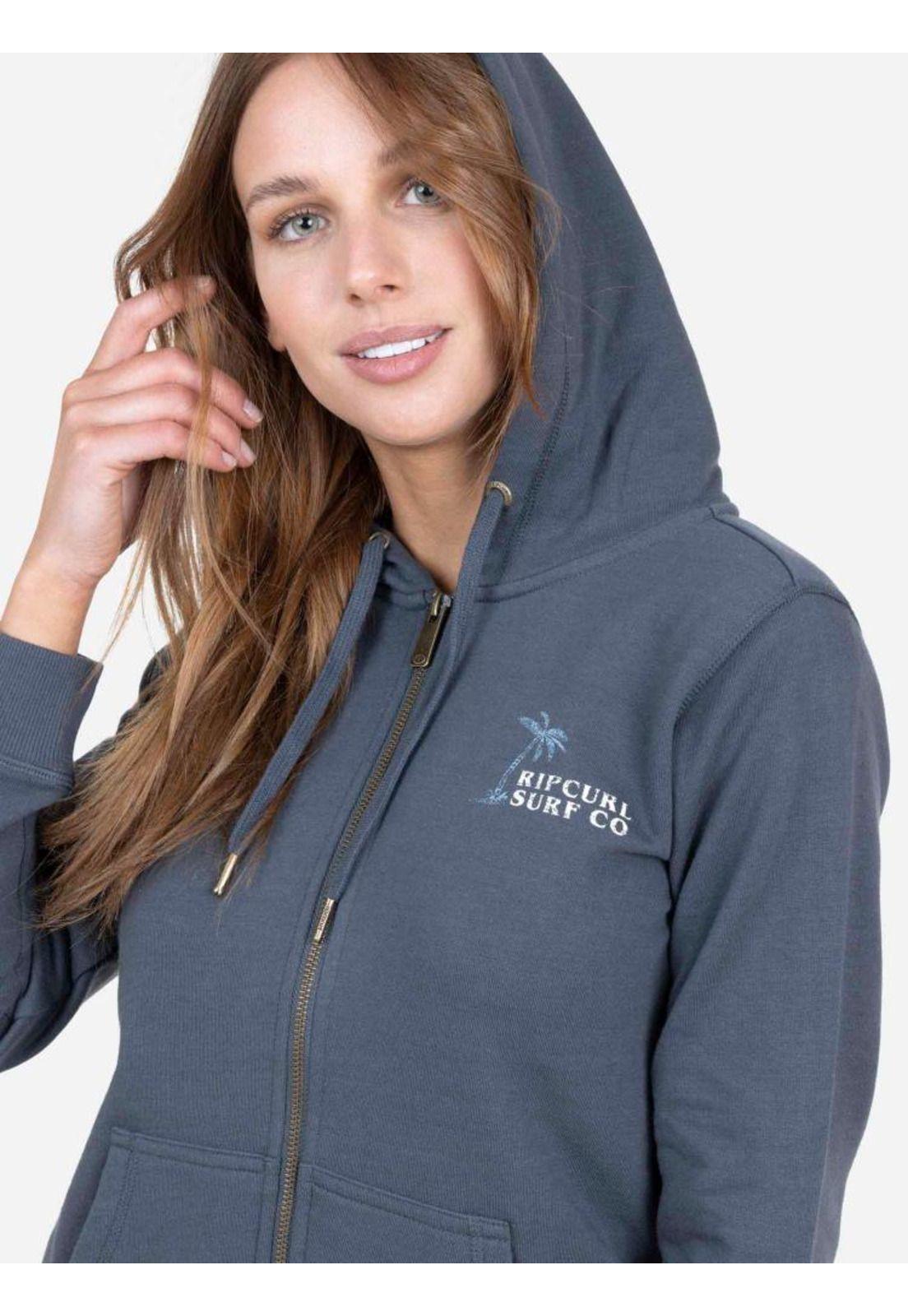 Poleron Mujer 6O222-WV22 Gris Oscuro Rip Curl-2