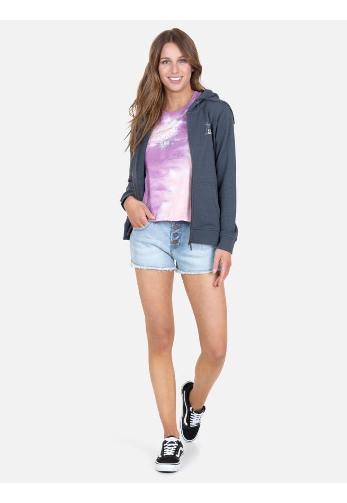 Poleron Mujer 6O222-WV22 Gris Oscuro Rip Curl-3