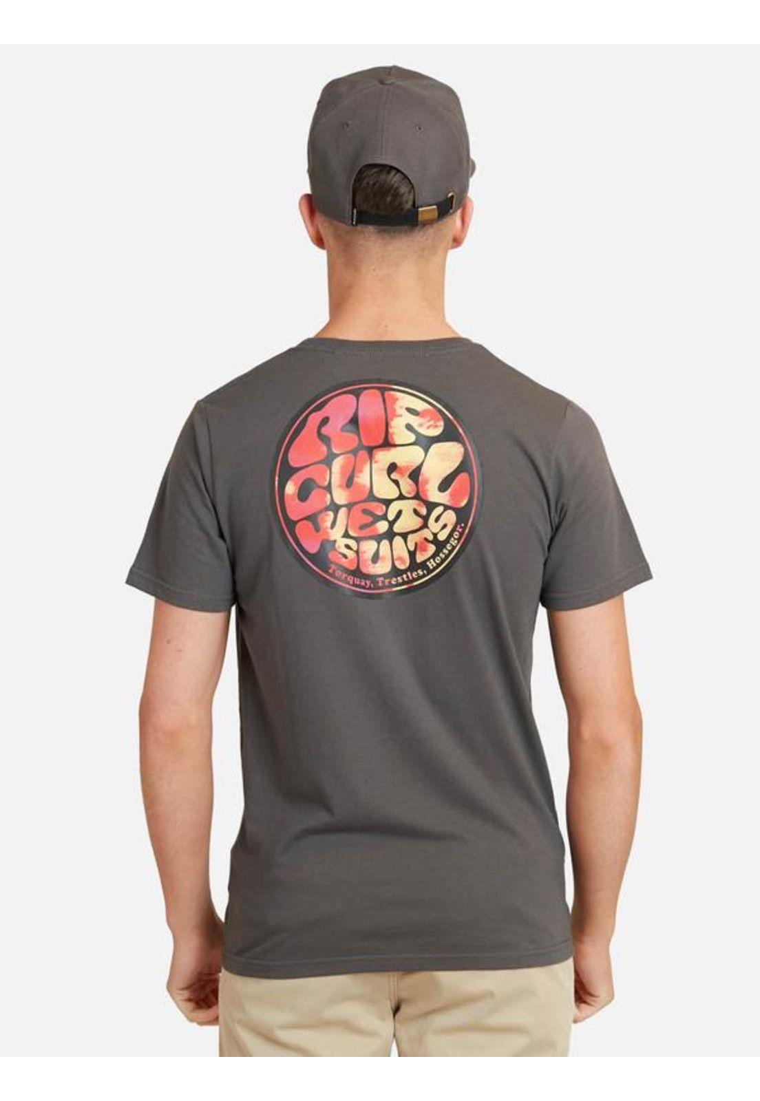 Polera M/C Basica Gris Oscuro Juvenil Hombre Ripcurl-1