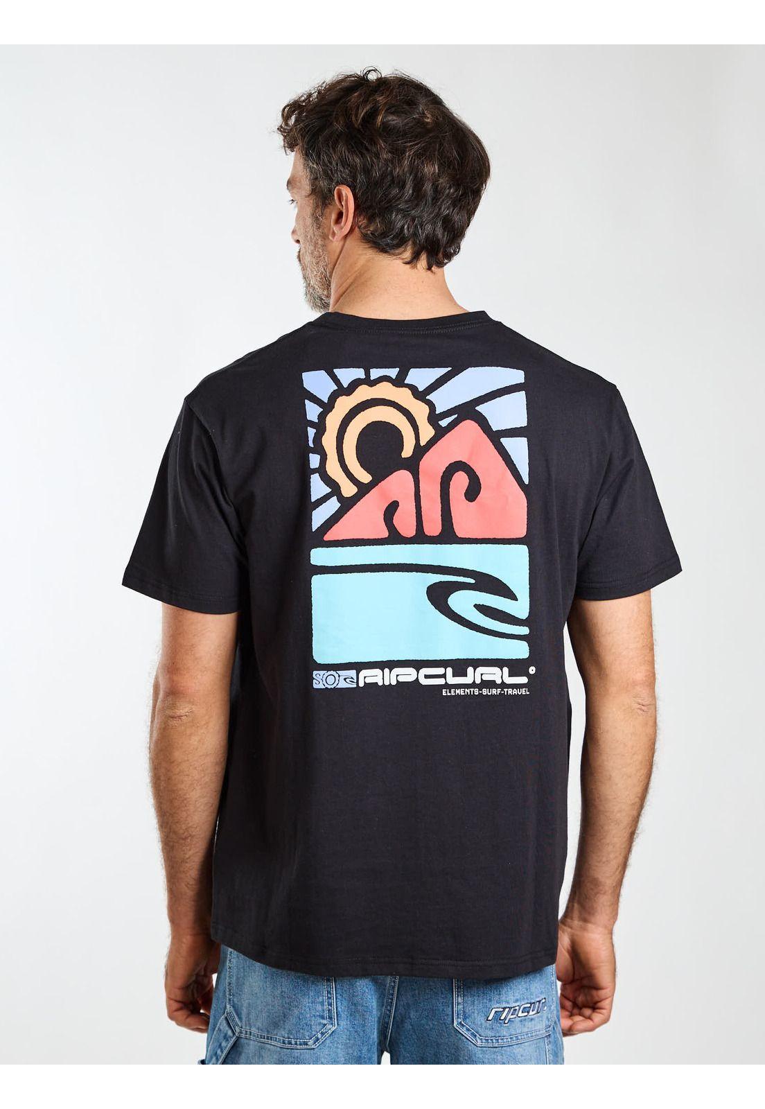 Polera MC Dune Negro Hombre Rip Curl-2