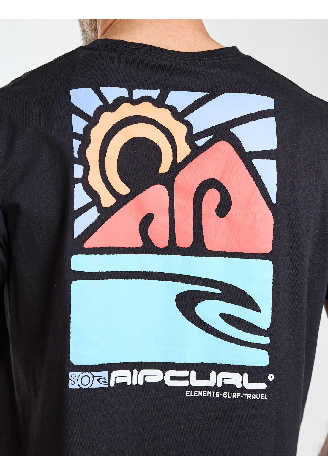 Polera MC Dune Negro Hombre Rip Curl-4