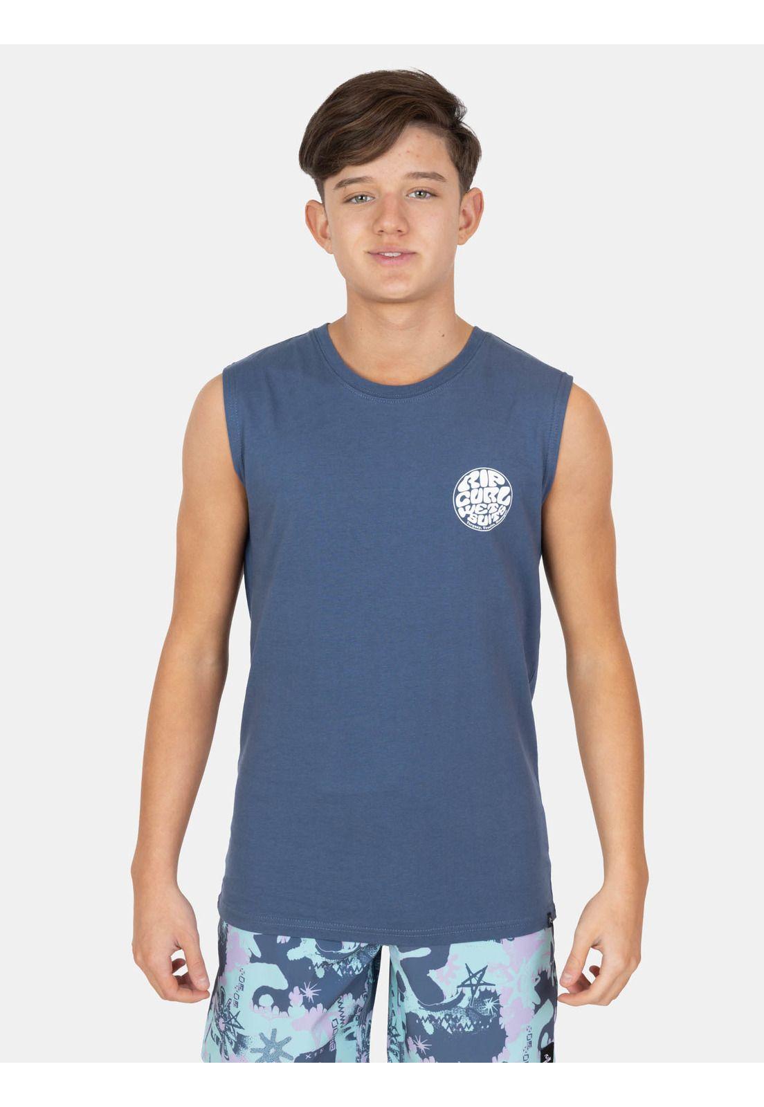 Polera SM Coolmind Azul Infantil Rip Curl-0
