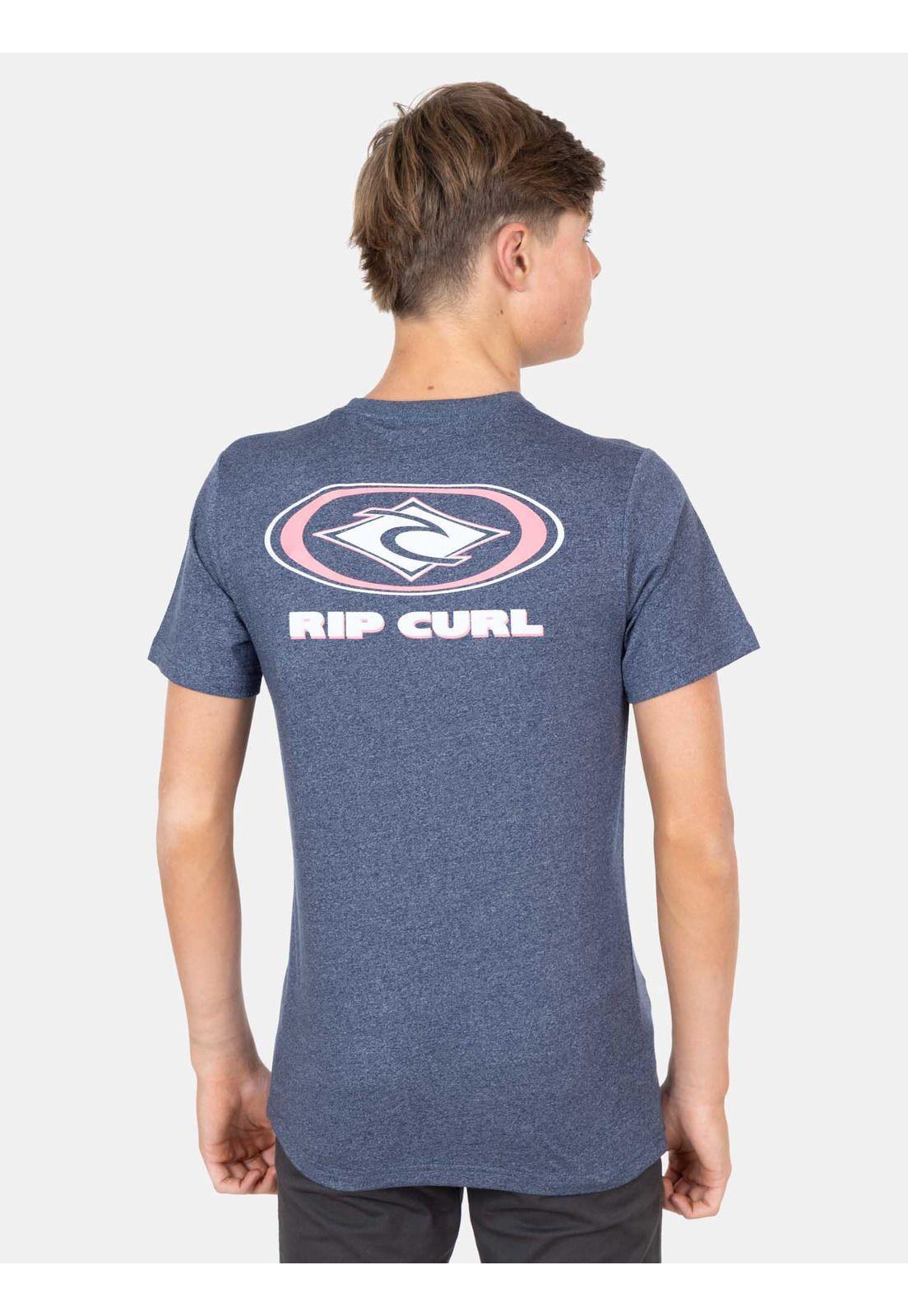 Polera M/C Bruma Azul Infantil Rip Curl-1