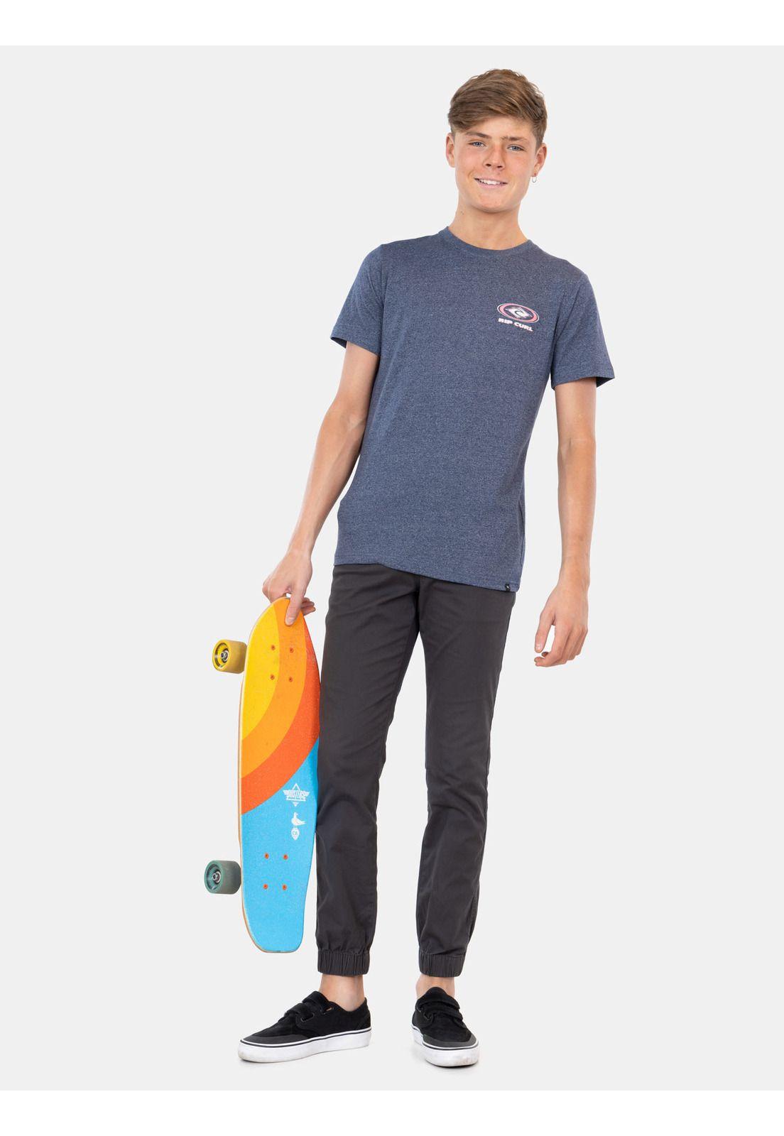 Polera M/C Bruma Azul Infantil Rip Curl-3