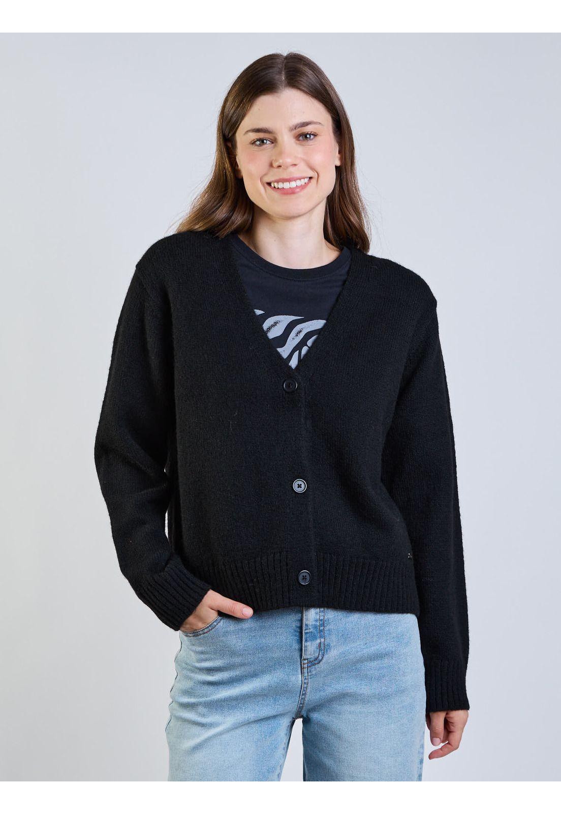 Sweater Seaborn Negro Mujer Rip Curl-0