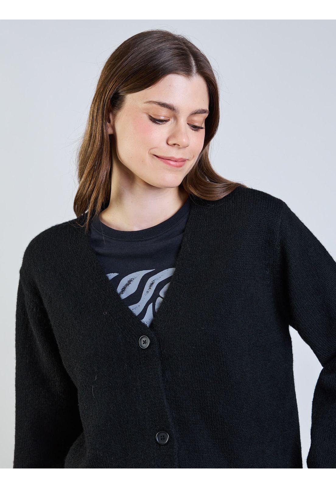 Sweater Seaborn Negro Mujer Rip Curl-3