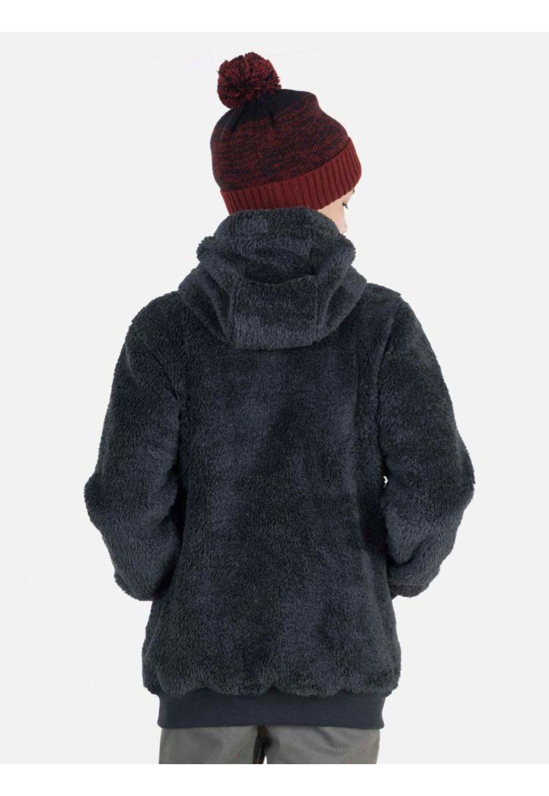 Poleron Chiporro Juvenil Gris Oscuro Rip Curl-1