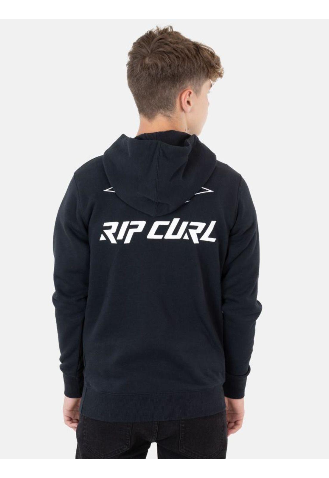 Poleron Retro Rc Wave Negro Infantil Rip Curl-1
