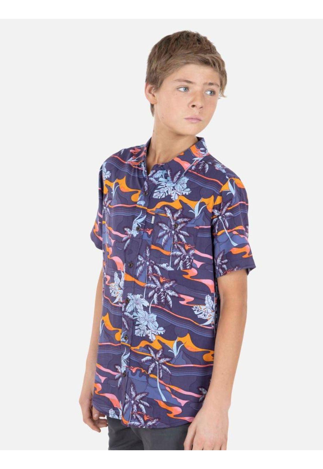 Camisa TOWEL MASON BARREL KILLA Juvenil Multicolor Rip Curl-0