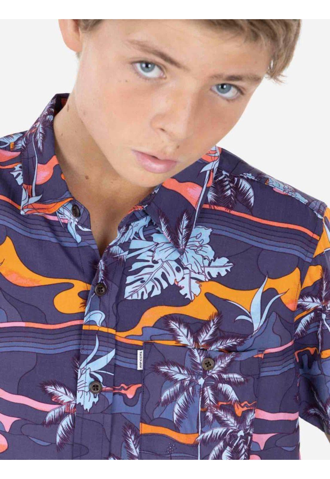 Camisa TOWEL MASON BARREL KILLA Juvenil Multicolor Rip Curl-3