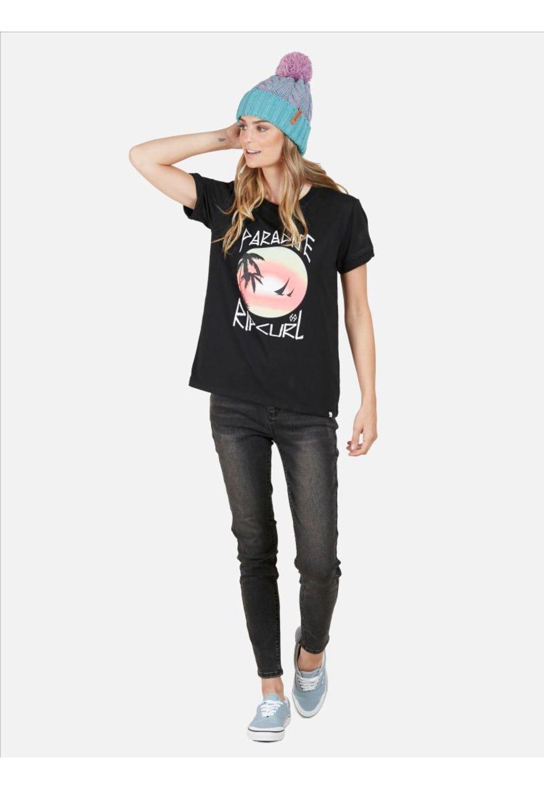Polera Mujer Paradise SS Negro Rip Curl-3