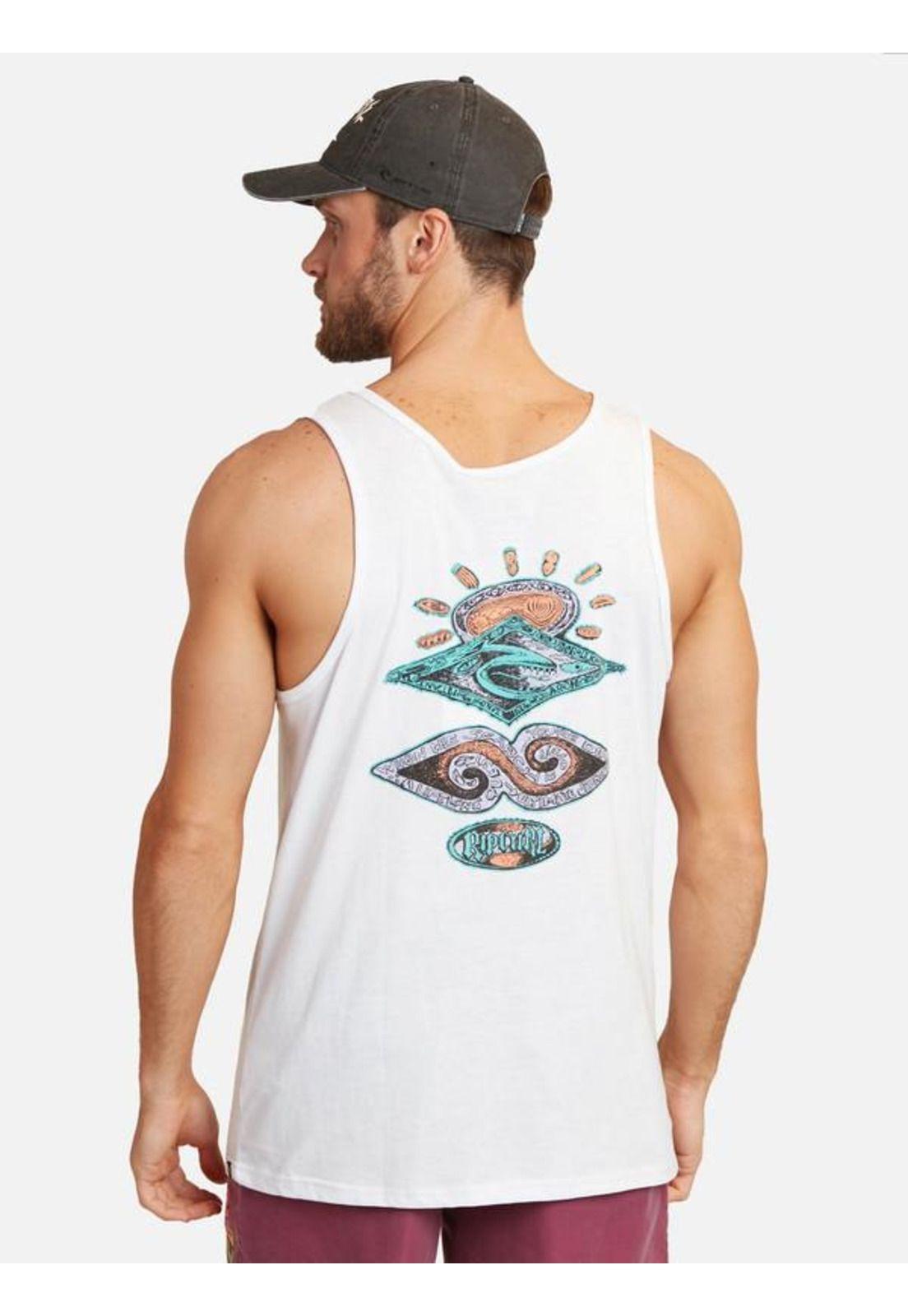 Polera Ultimate Journeys Tank Blanco Hombre Rip Curl-1