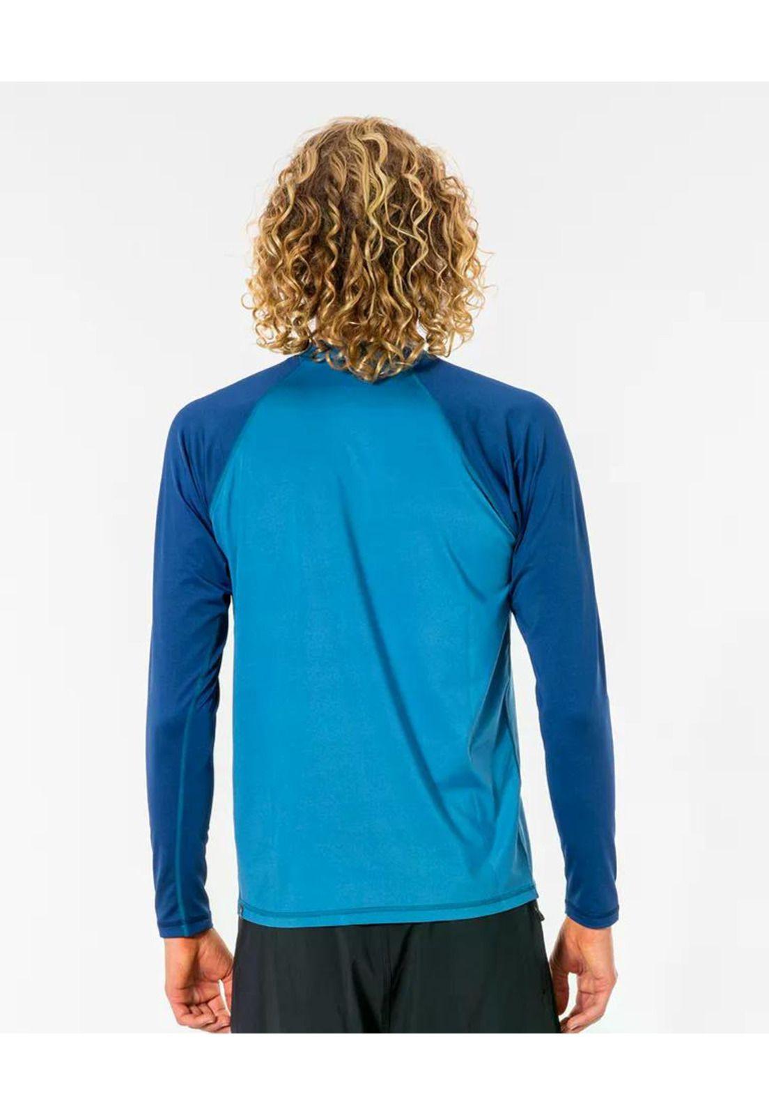 Polera SHOCKWAVES L/S Hombre Azul Rip Curl-1