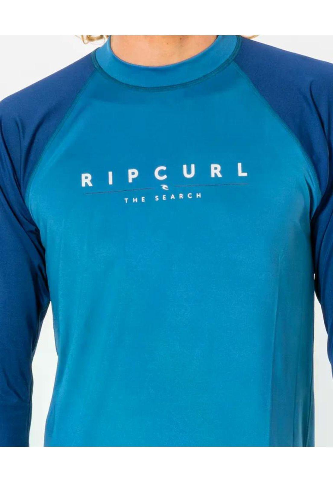 Polera SHOCKWAVES L/S Hombre Azul Rip Curl-4