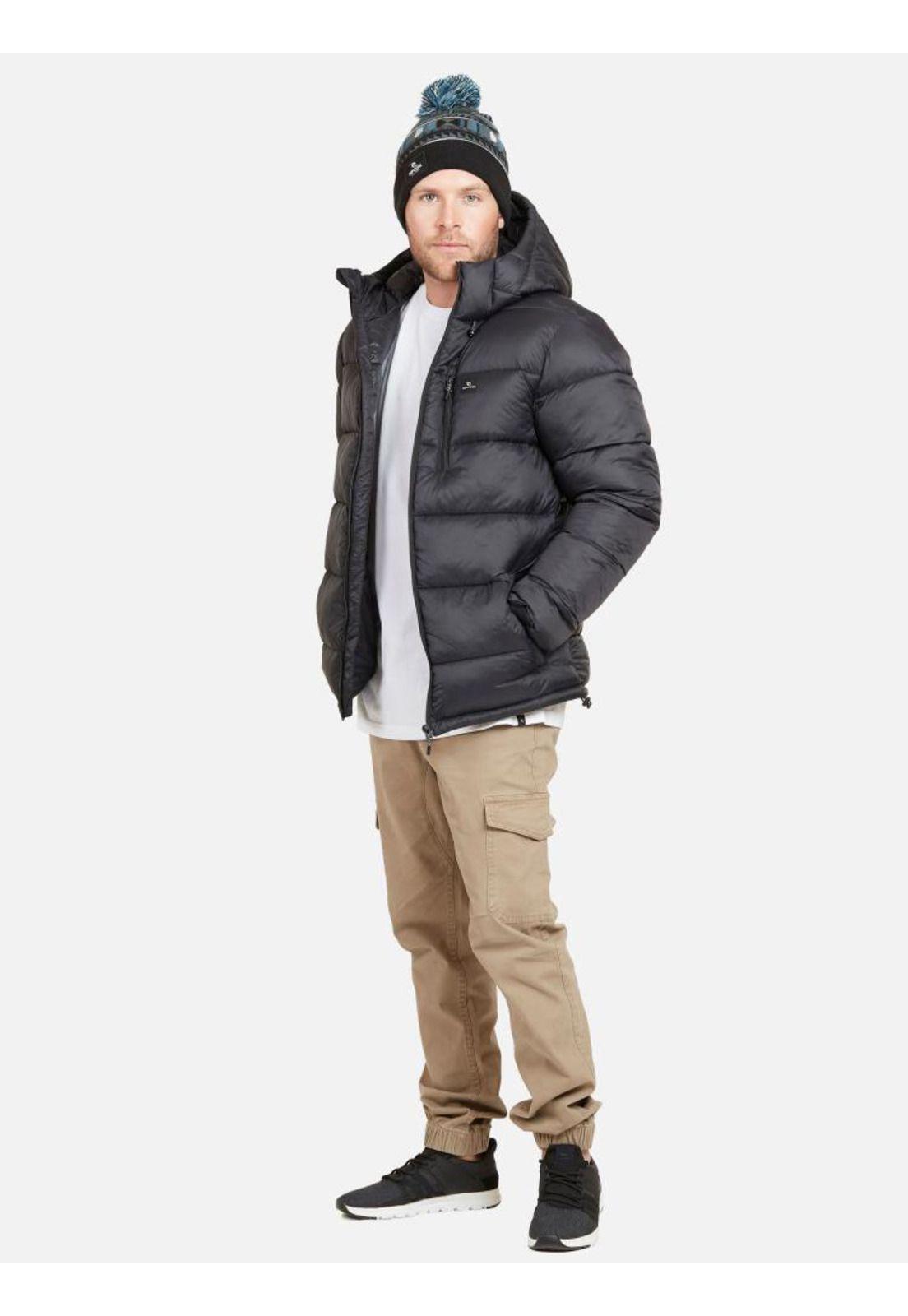Parka Big Puffa Hombre Negro Rip Curl-3
