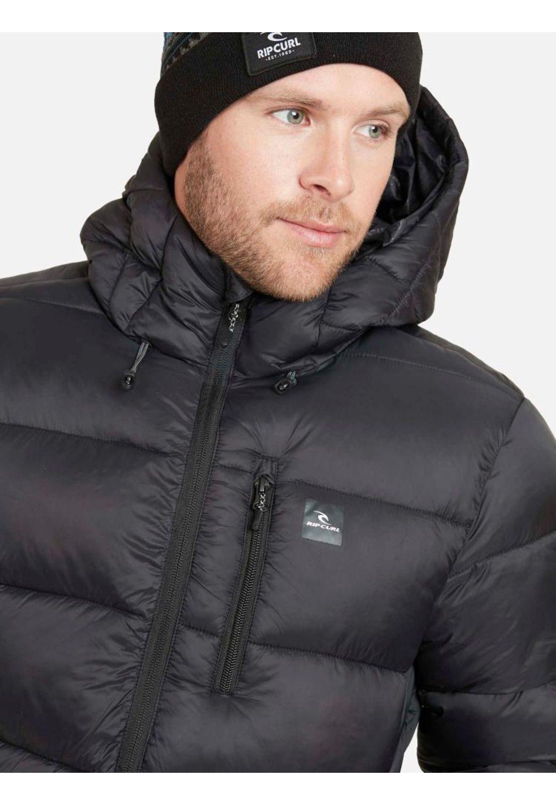 Parka Big Puffa Hombre Negro Rip Curl-4