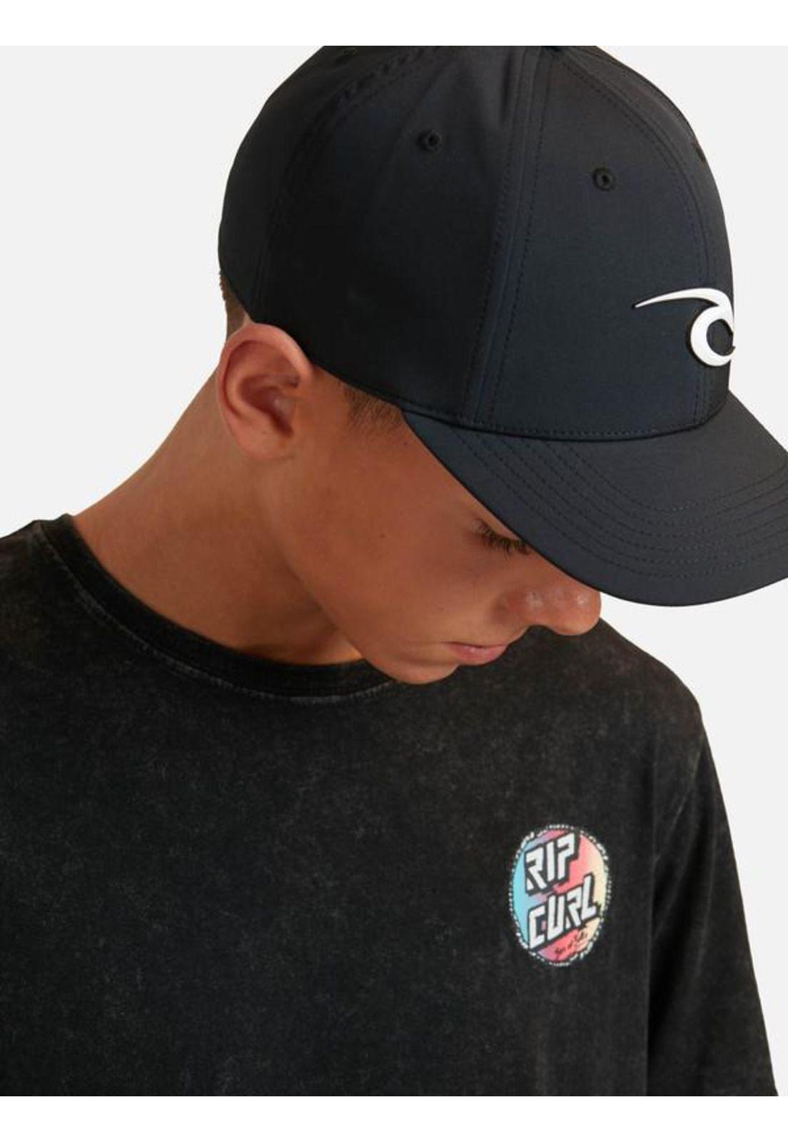 Polera M/C Intermedia Negro Juvenil Hombre Ripcurl-2