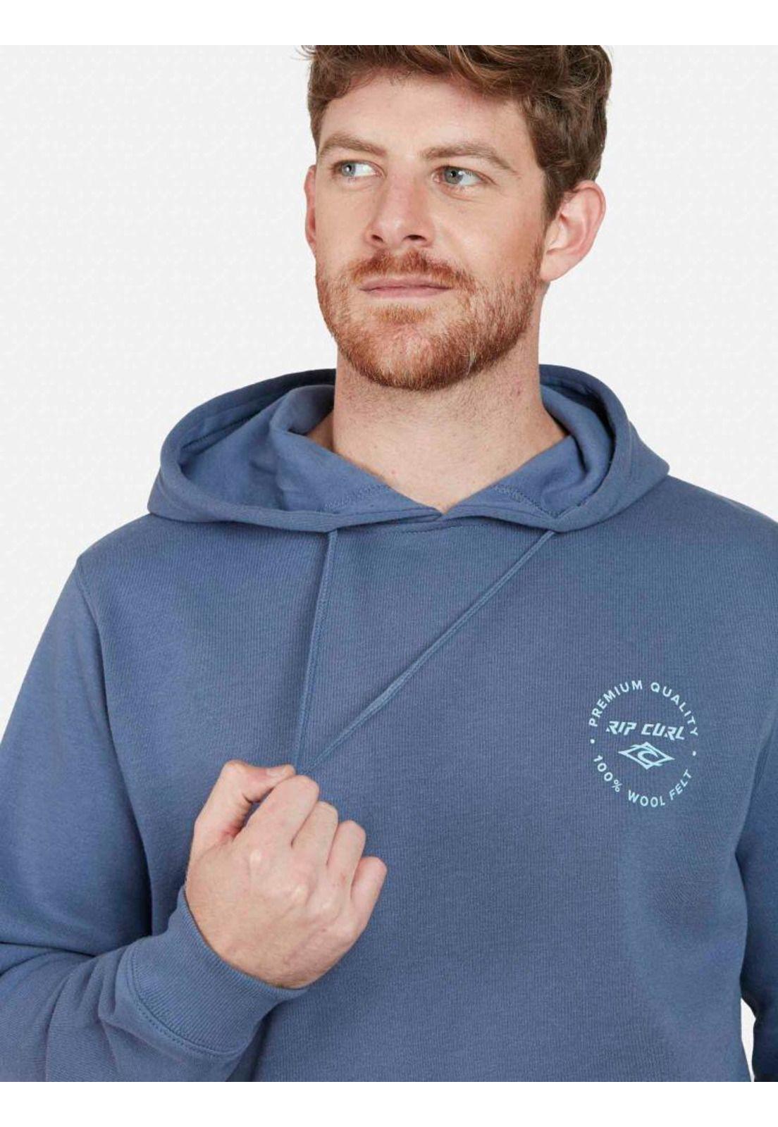 Poleron PREMIUM QUALITY HOODIE Hombre Azul Rip Curl-4