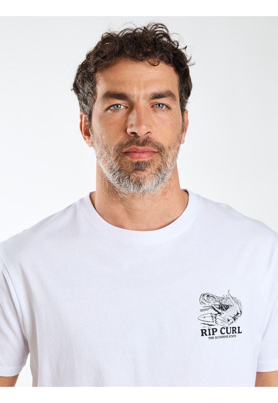 Polera MC Shell Blanco Hombre Rip Curl-0