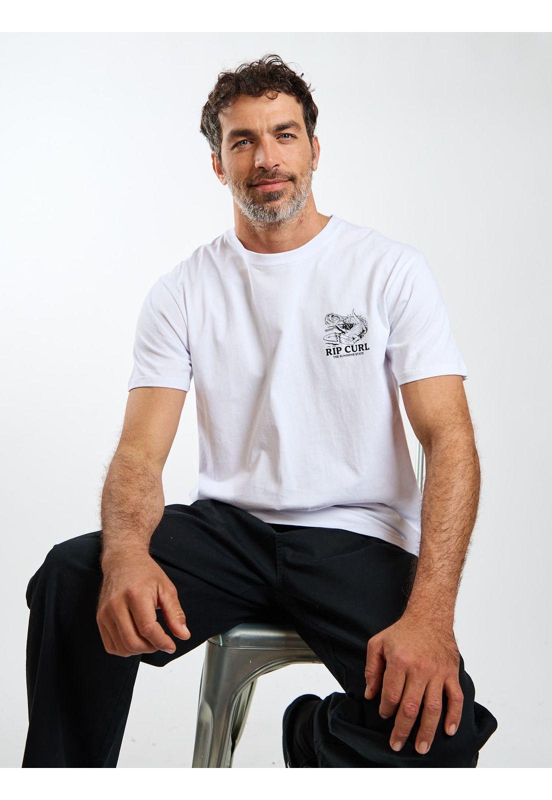 Polera MC Shell Blanco Hombre Rip Curl-3