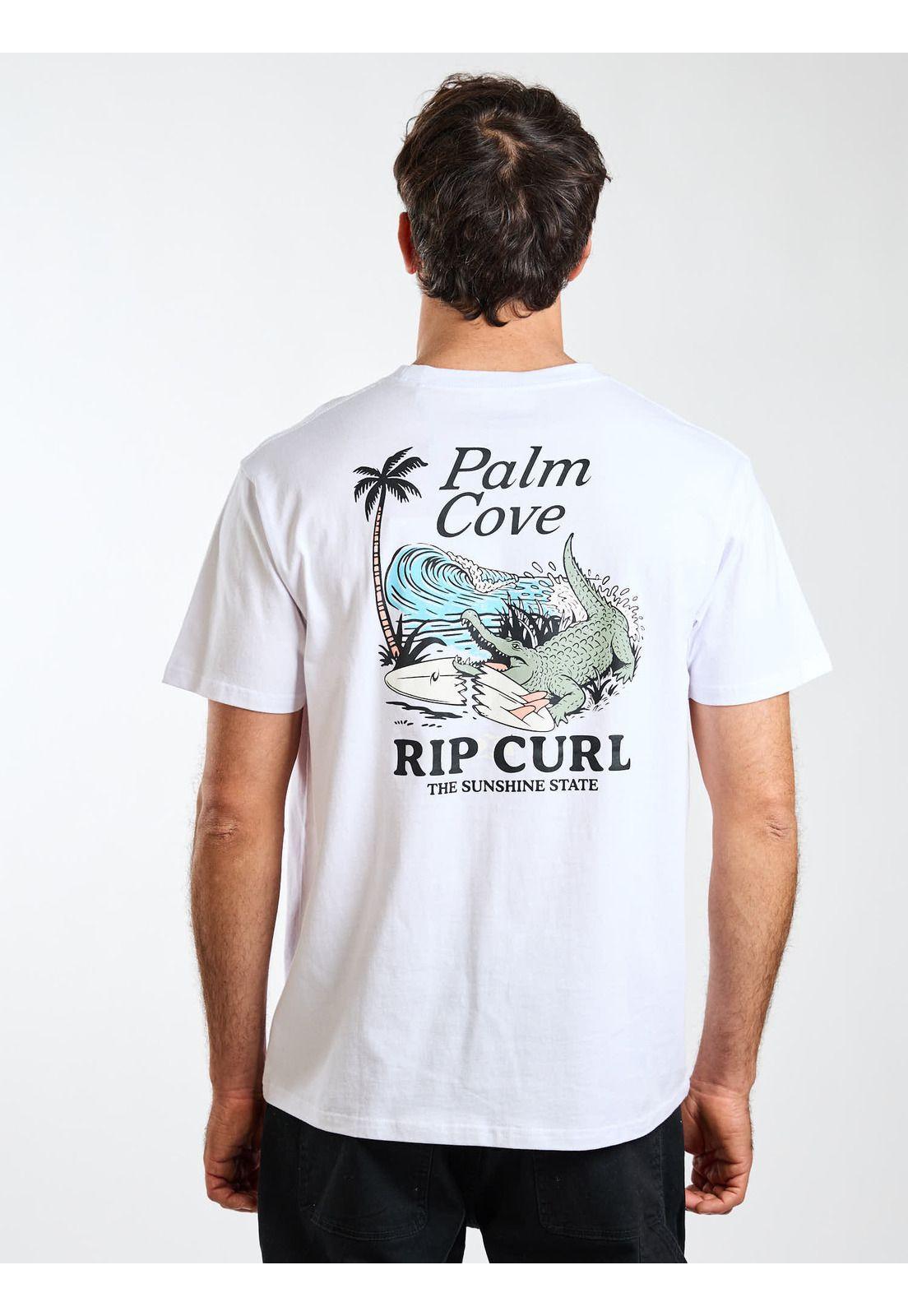 Polera MC Shell Blanco Hombre Rip Curl-5