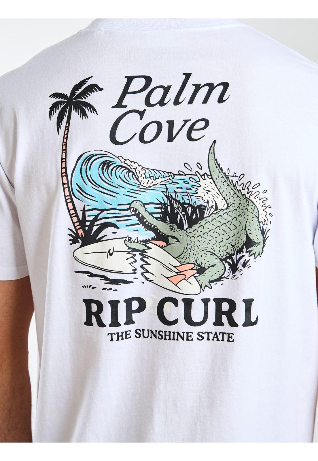 Polera MC Shell Blanco Hombre Rip Curl-7