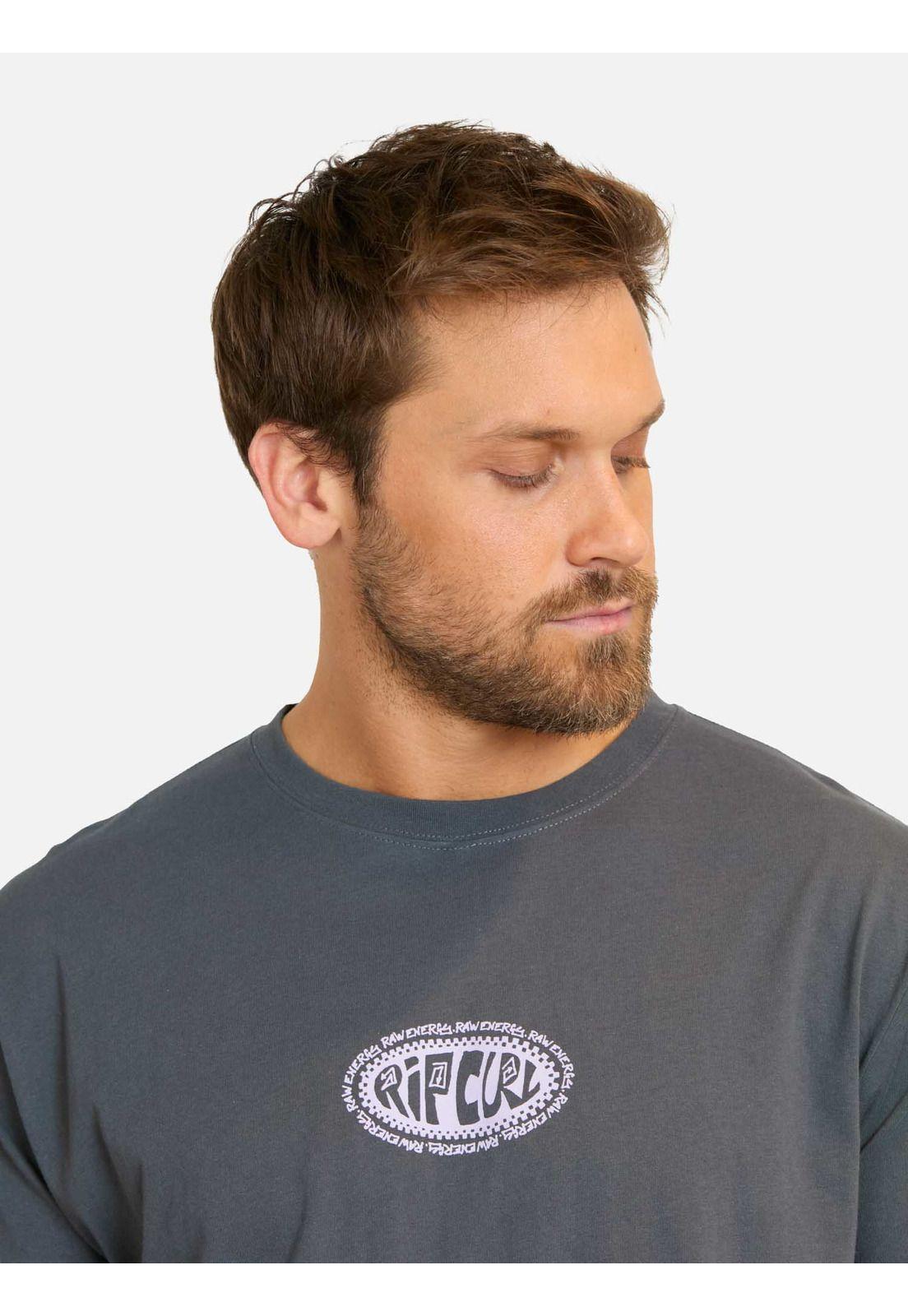 Polera MC Slide Gris Hombre Rip Curl-2