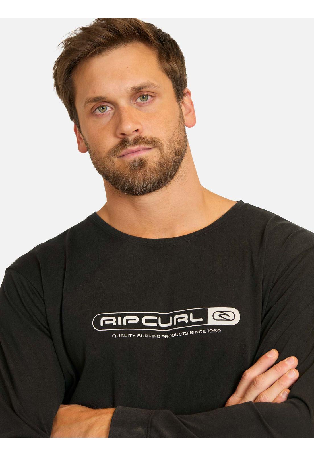 Polera ML Wild Negro Hombre Rip Curl-2