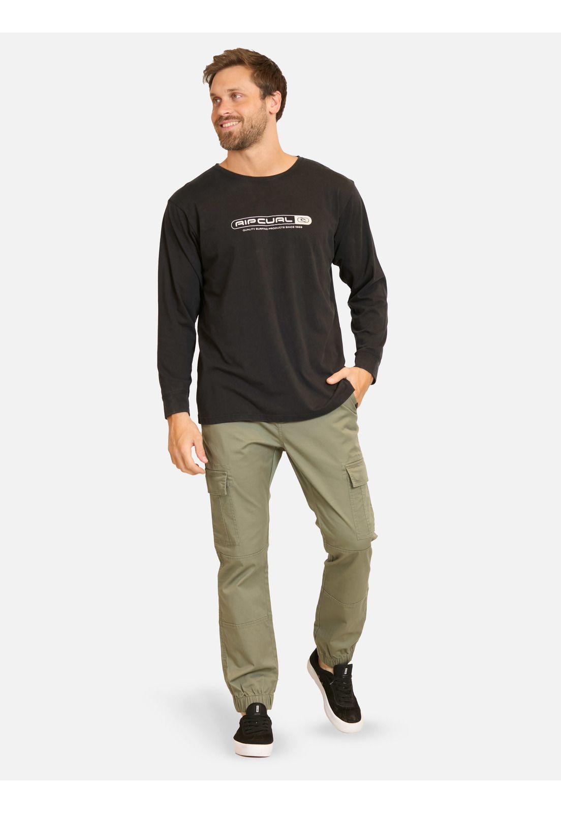 Polera ML Wild Negro Hombre Rip Curl-3