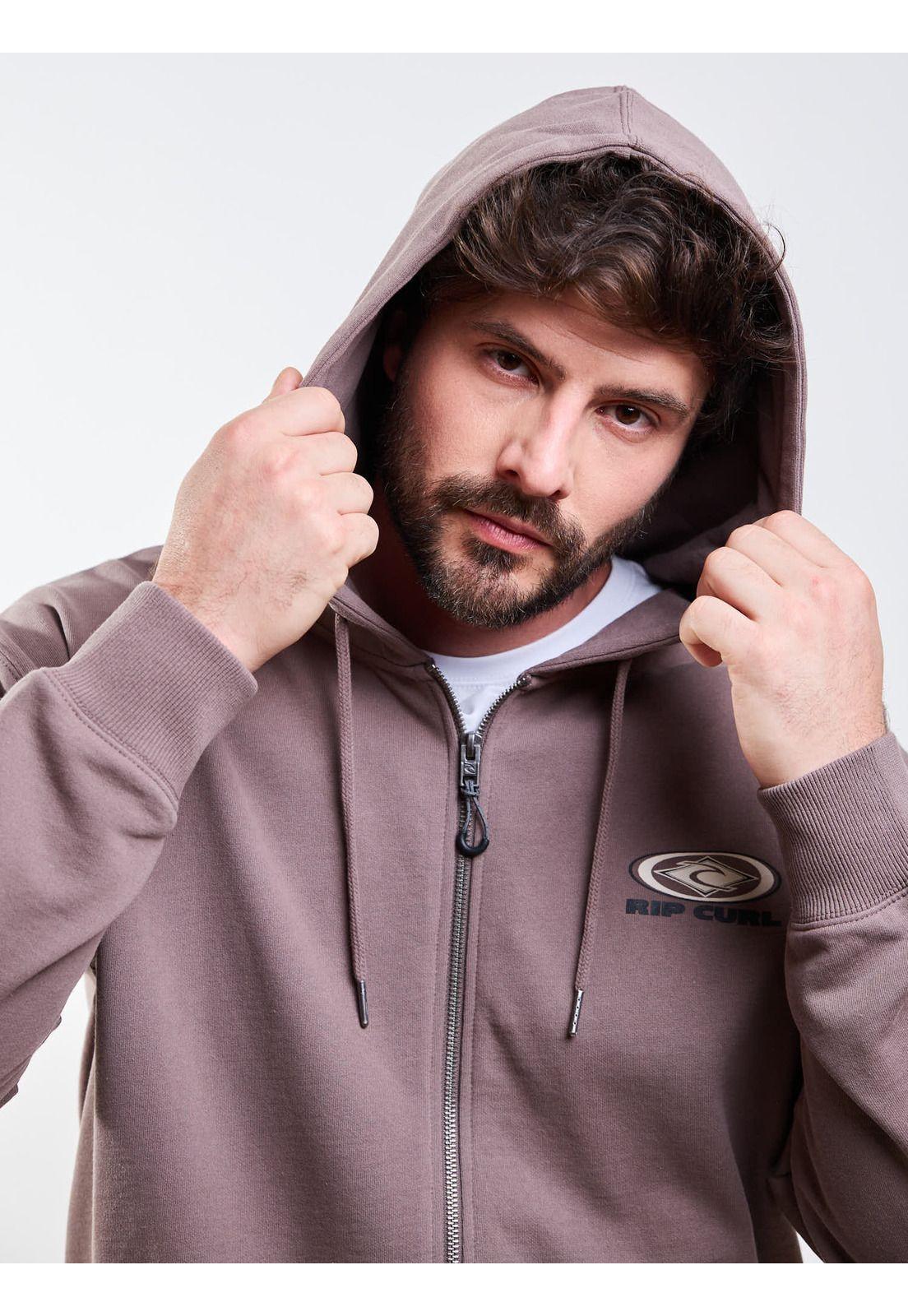 Poleron FZ Tempest Café Hombre Rip Curl-4