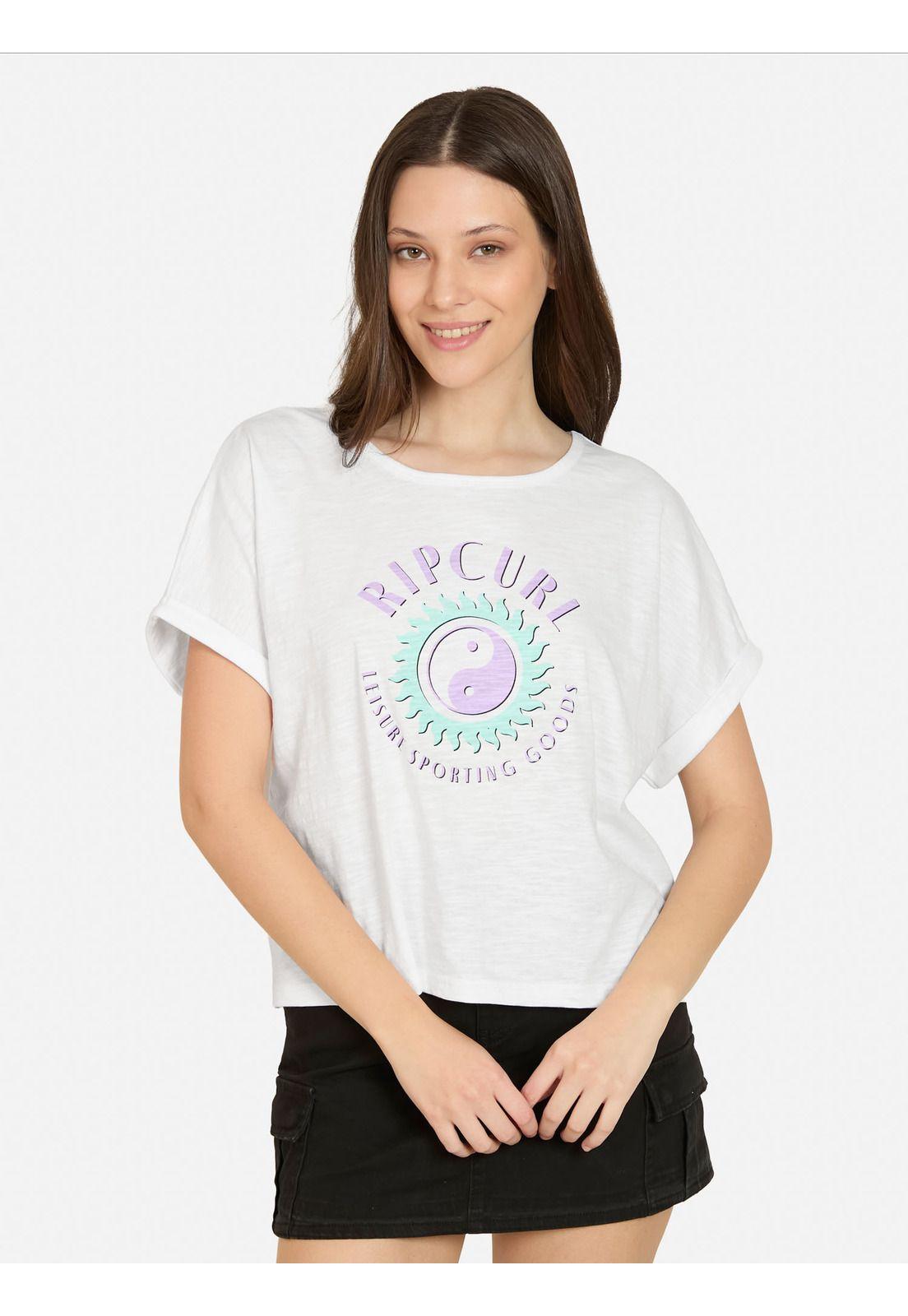 Polera MC Flowcrest Blanco Mujer Rip Curl-0