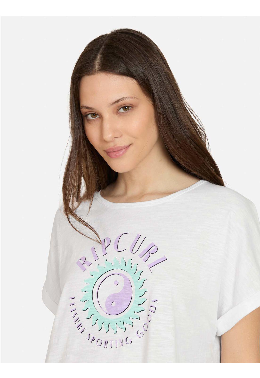 Polera MC Flowcrest Blanco Mujer Rip Curl-2