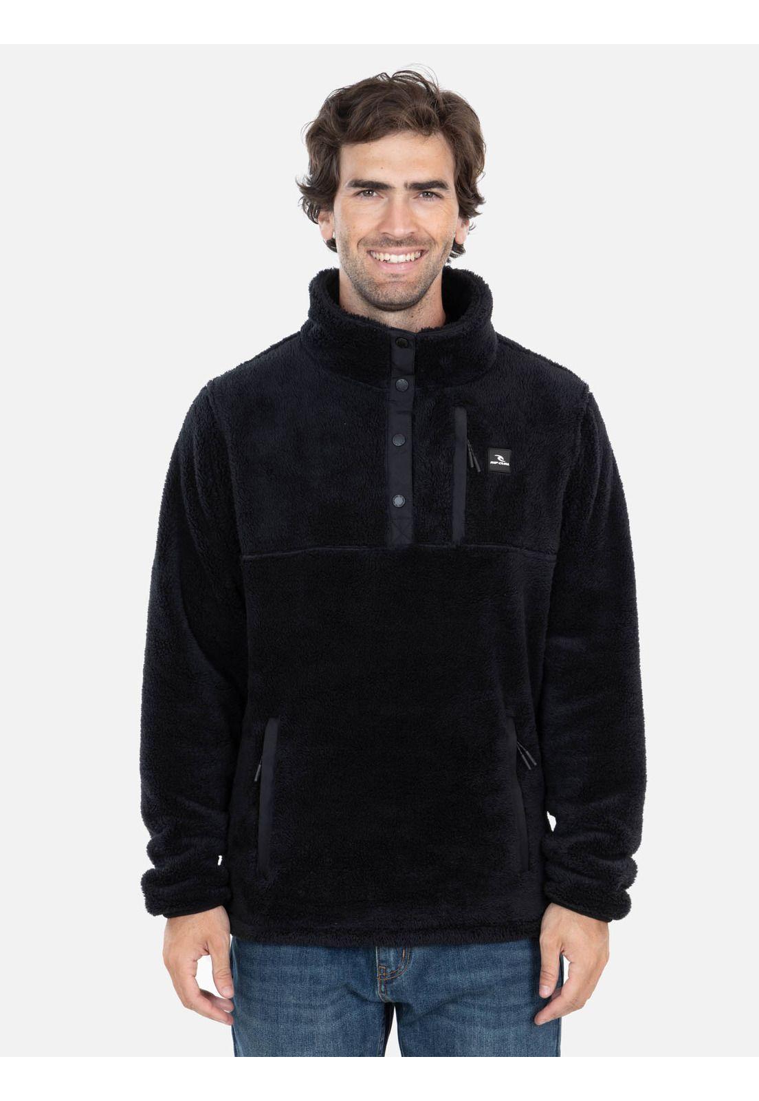Poleron Chiporro Nui Rc Negro Hombre Rip Curl-0