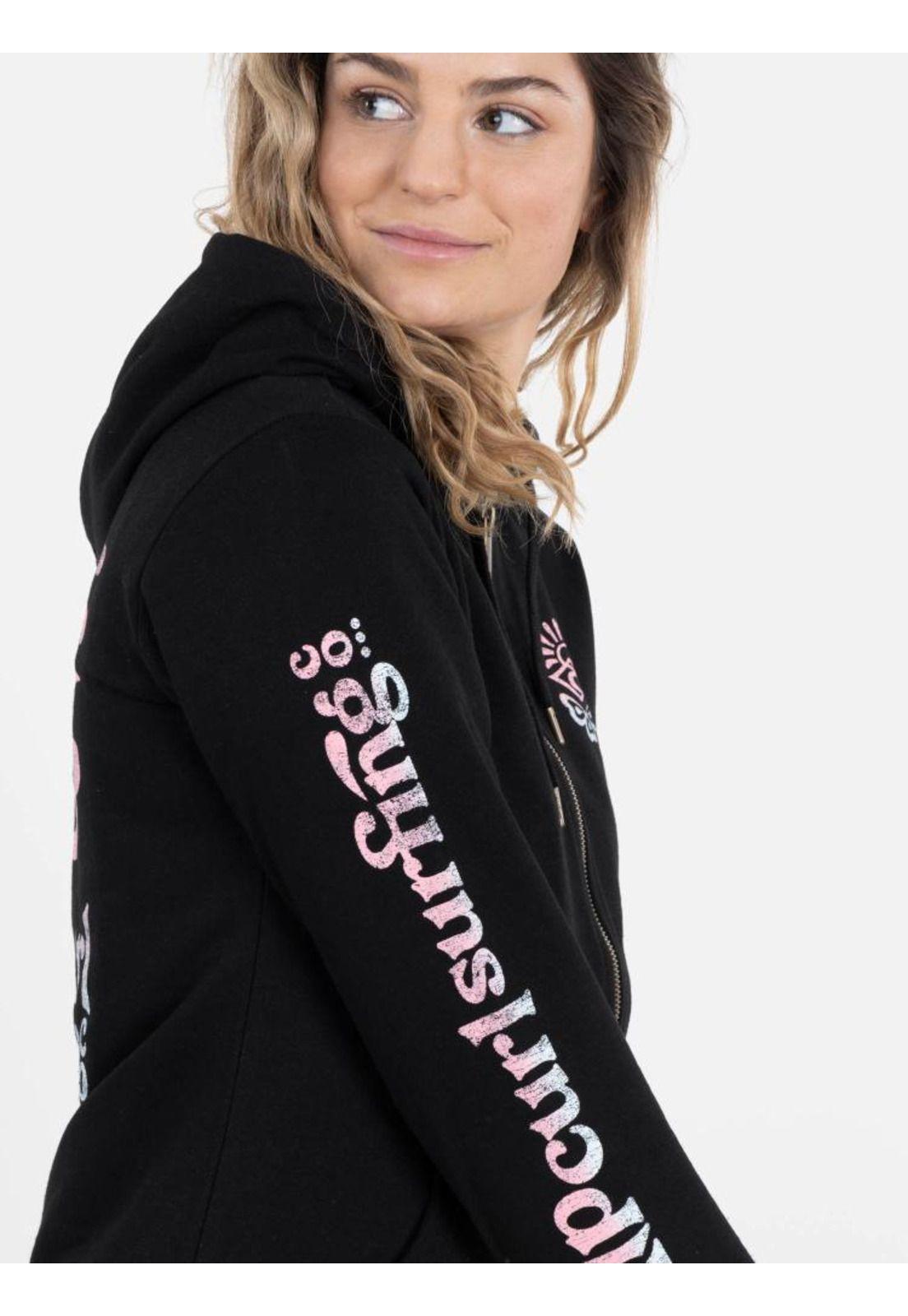 Poleron BUTTERFLY CO Mujer Negro Rip Curl-3