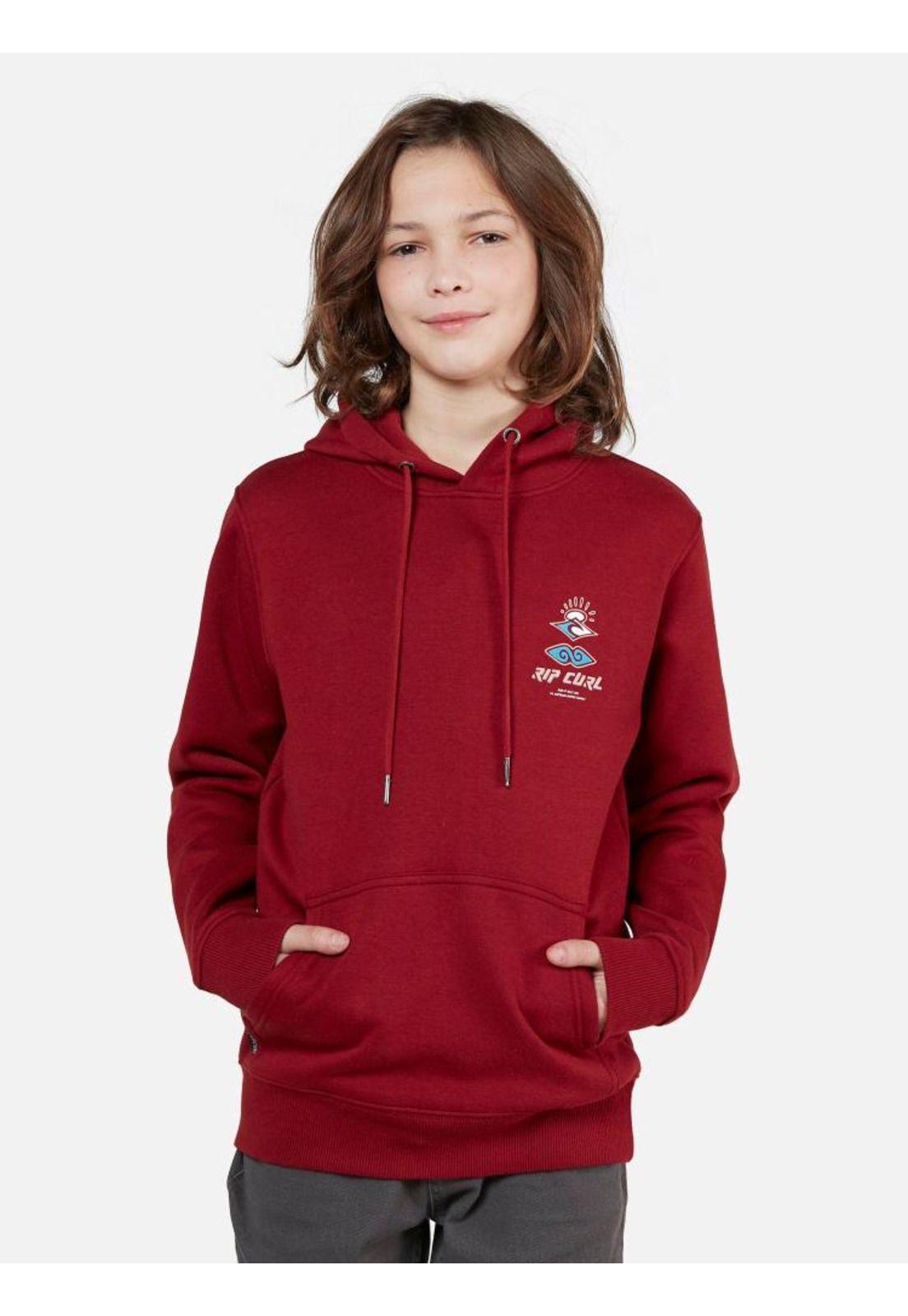 Poleron Juvenil 6O307-MV22 Rojo Rip Curl-0