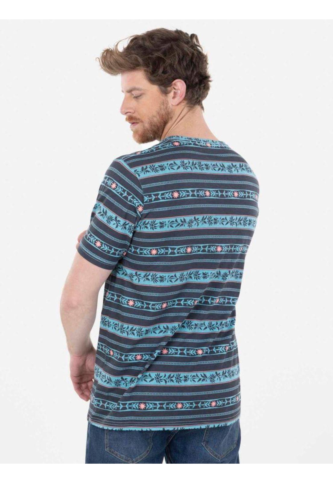 Polera BOTANICAL STRIPE SS Tee Hombre Multicolor Rip Curl-1