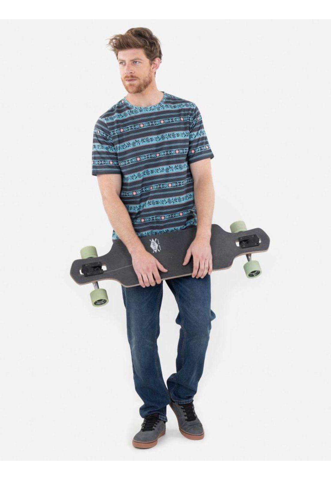 Polera BOTANICAL STRIPE SS Tee Hombre Multicolor Rip Curl-4
