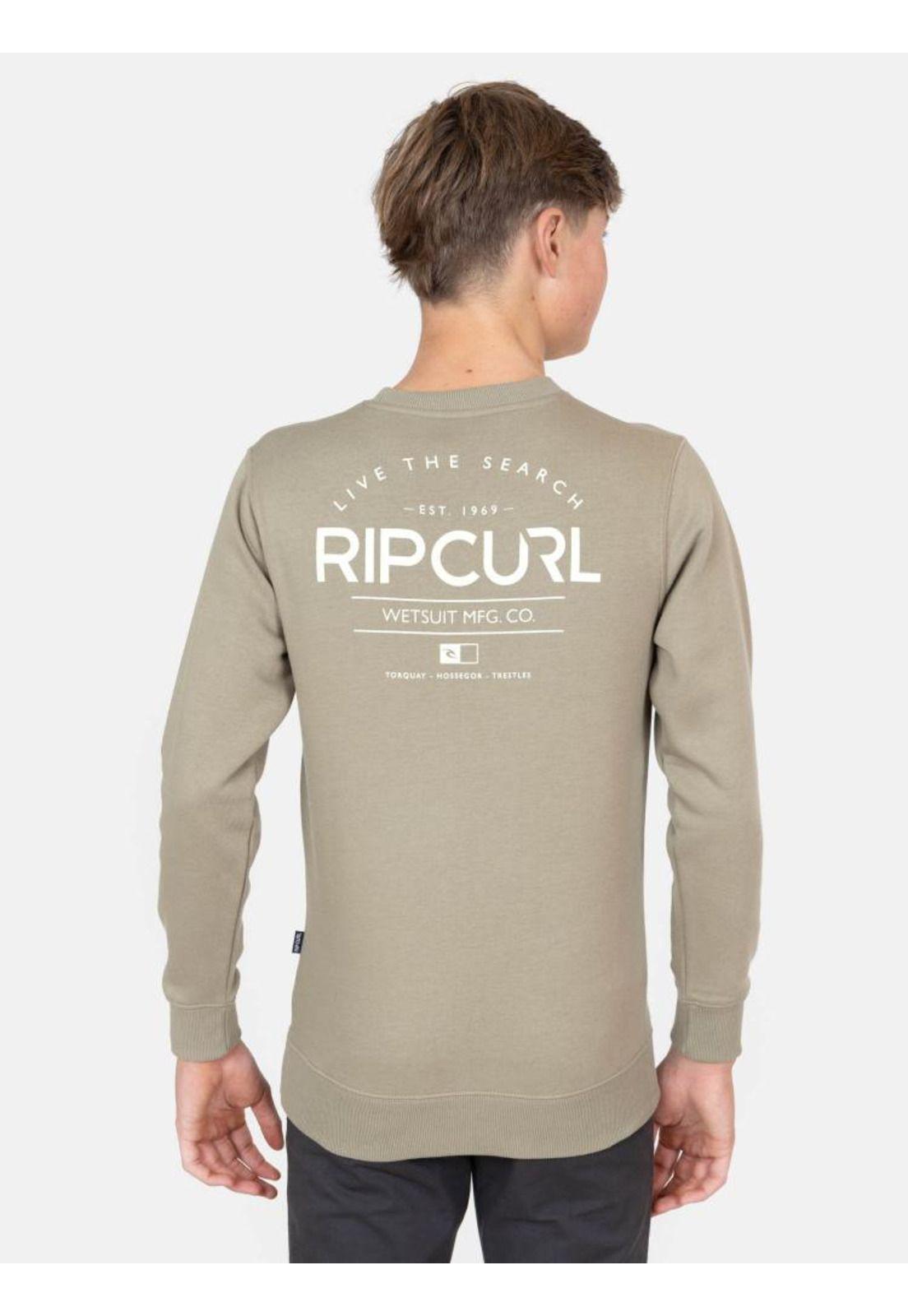 Poleron Cuello Redondo Wetsuit Mfg Co. Crew Infantil Rip Curl-3