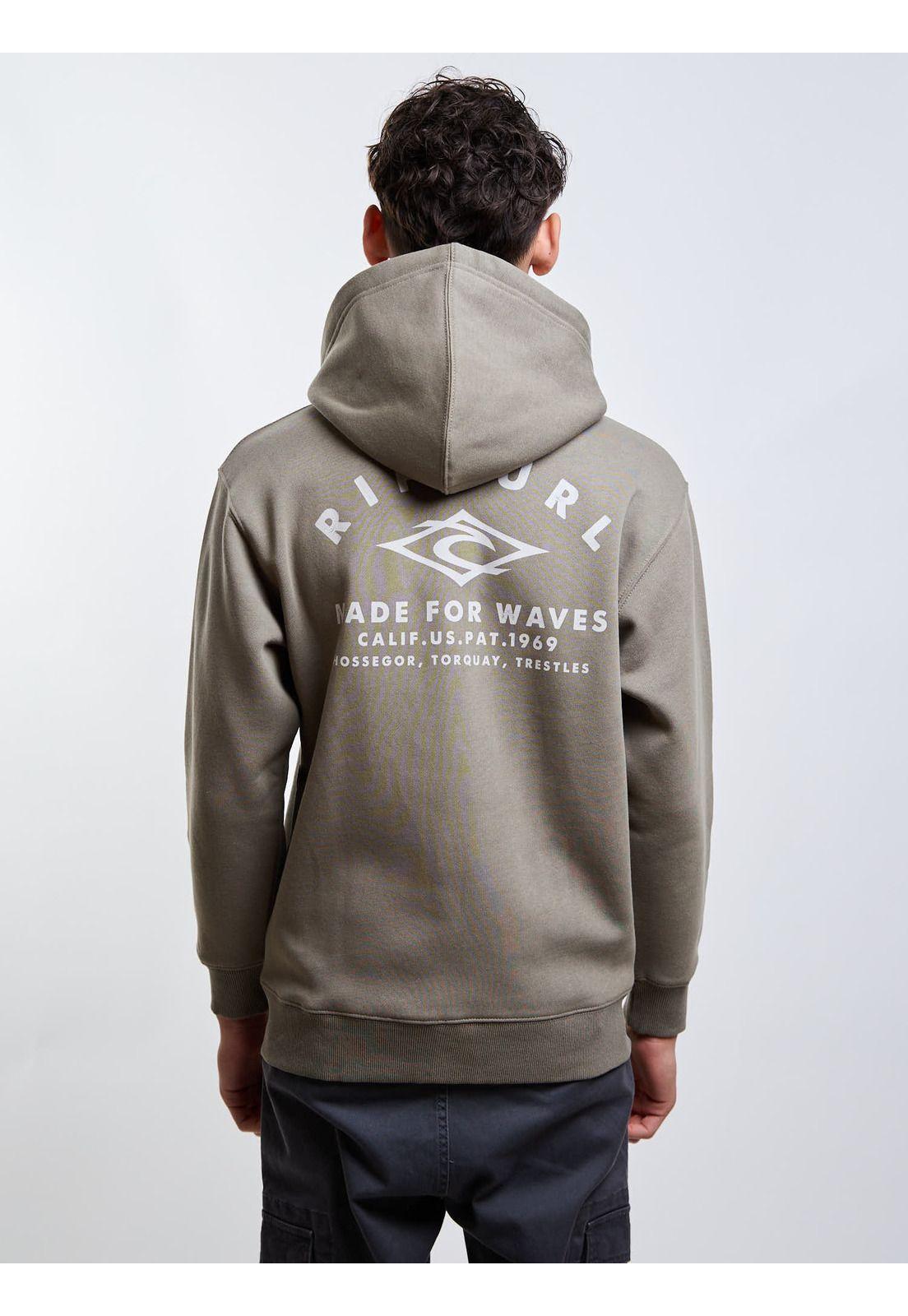 Poleron FZ Drop Verde Infantil Rip Curl-1