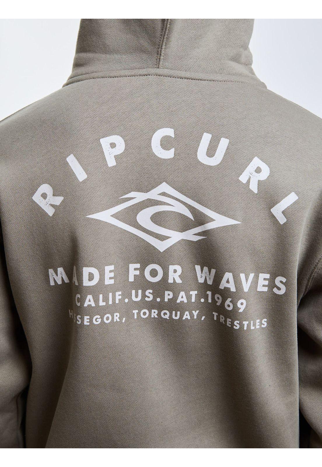 Poleron FZ Drop Verde Infantil Rip Curl-3