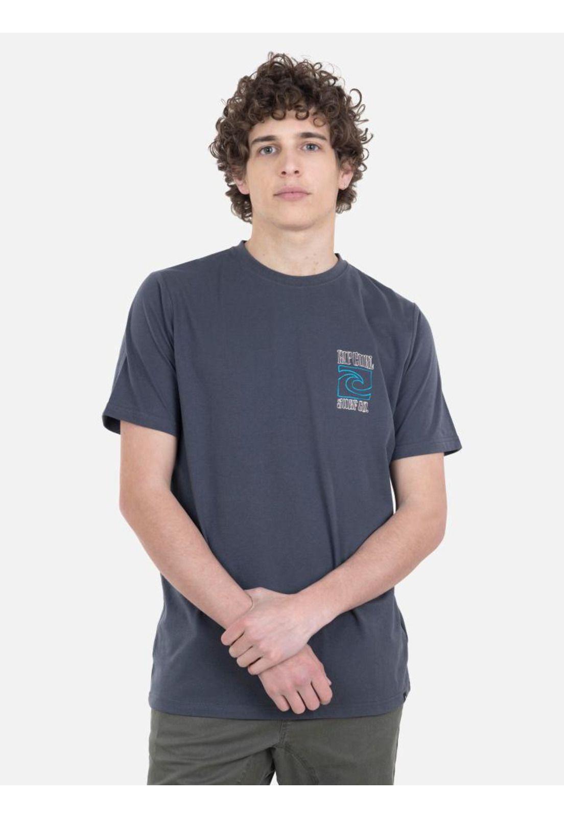 Polera Hombre 6P161-MV22 Gris Rip Curl-0