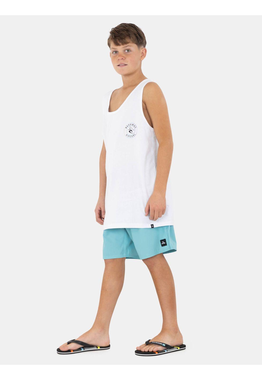 Traje De Baño Stretch Seaflow Celeste Infantil Rip Curl-3