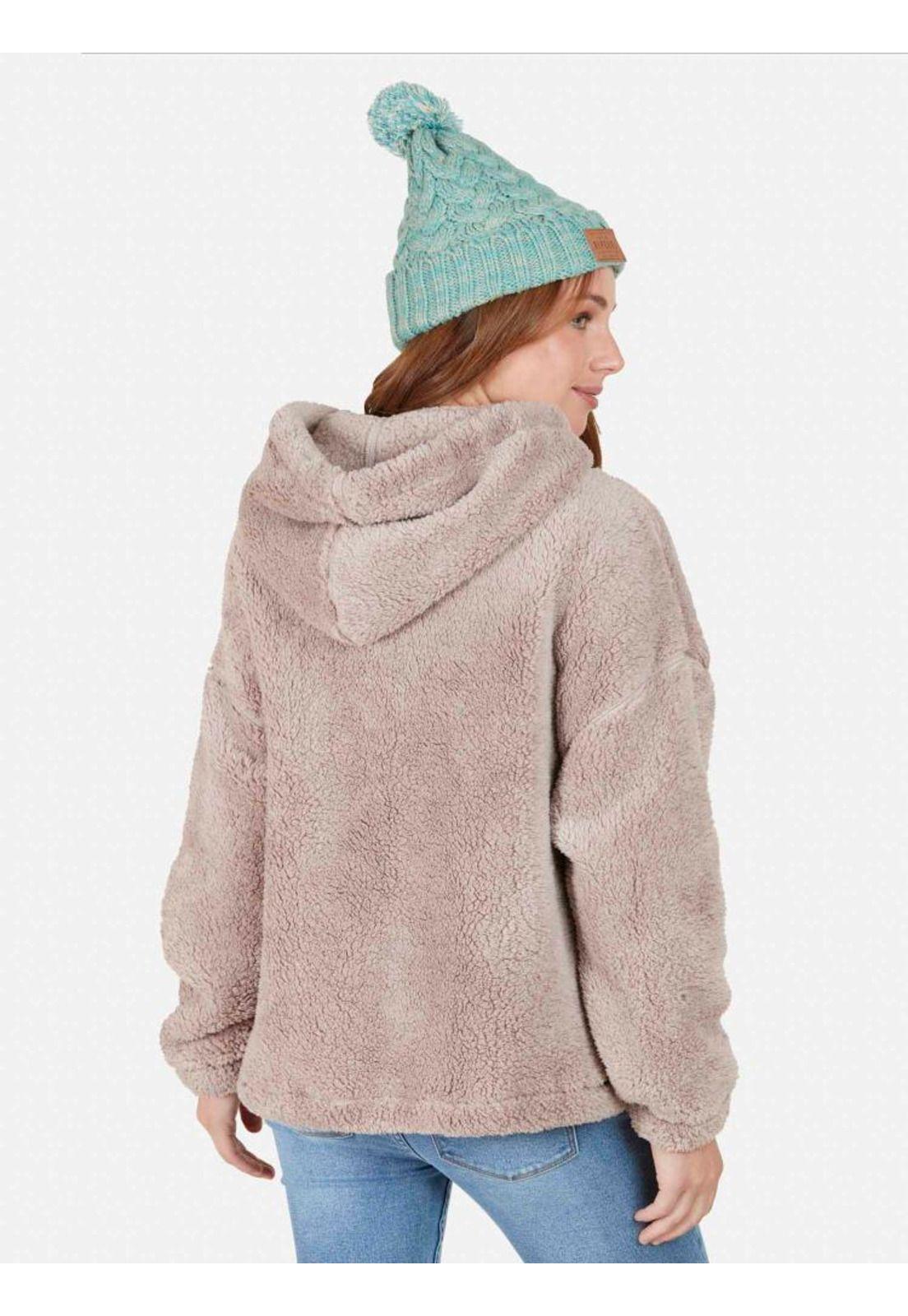 Poleron Tint Full Zipper Beige Mujer Rip Curl-1