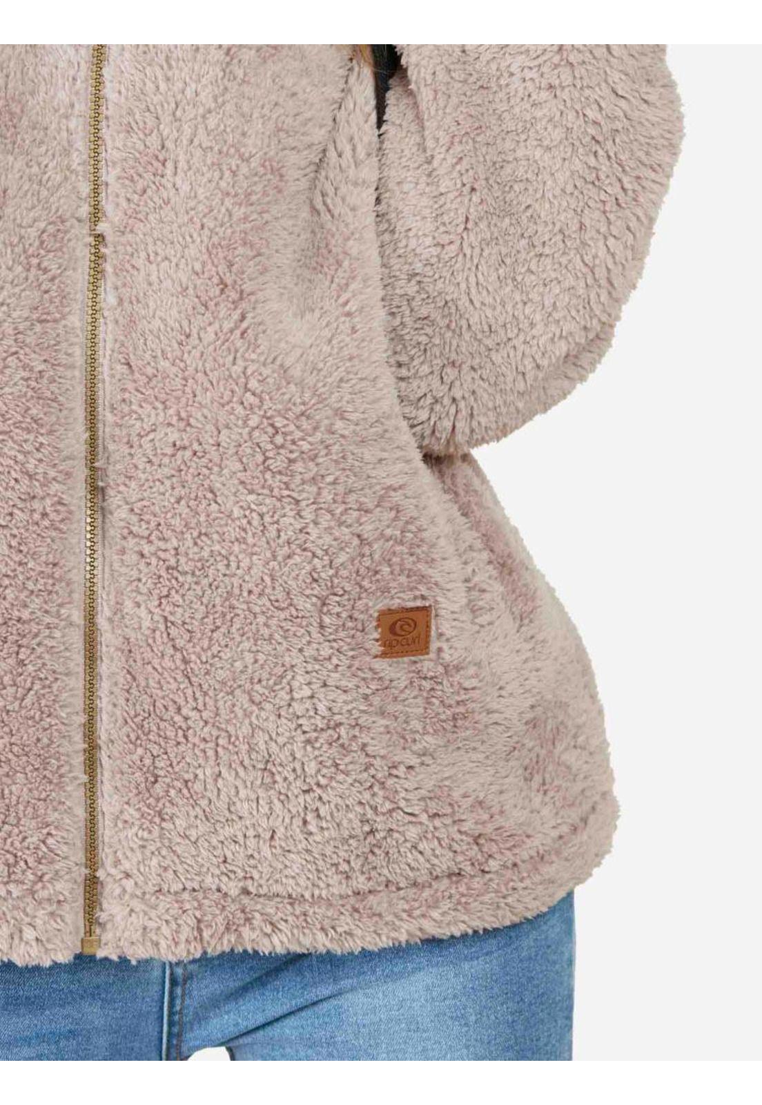 Poleron Tint Full Zipper Beige Mujer Rip Curl-4