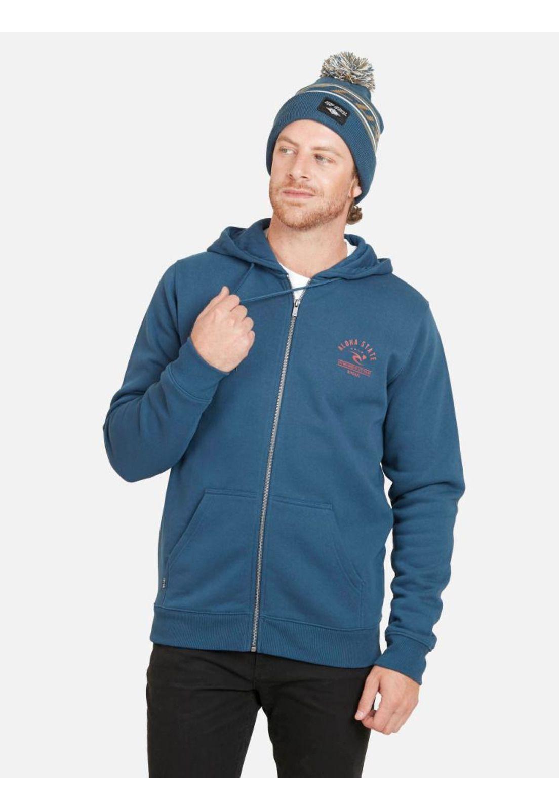 Poleron RC ALOHA STATE Hombre Marino Rip Curl-0