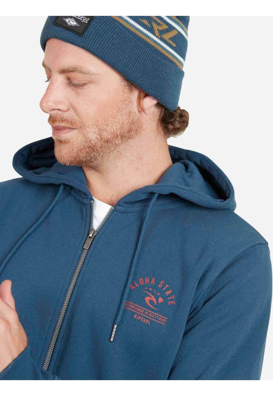 Poleron RC ALOHA STATE Hombre Marino Rip Curl-3