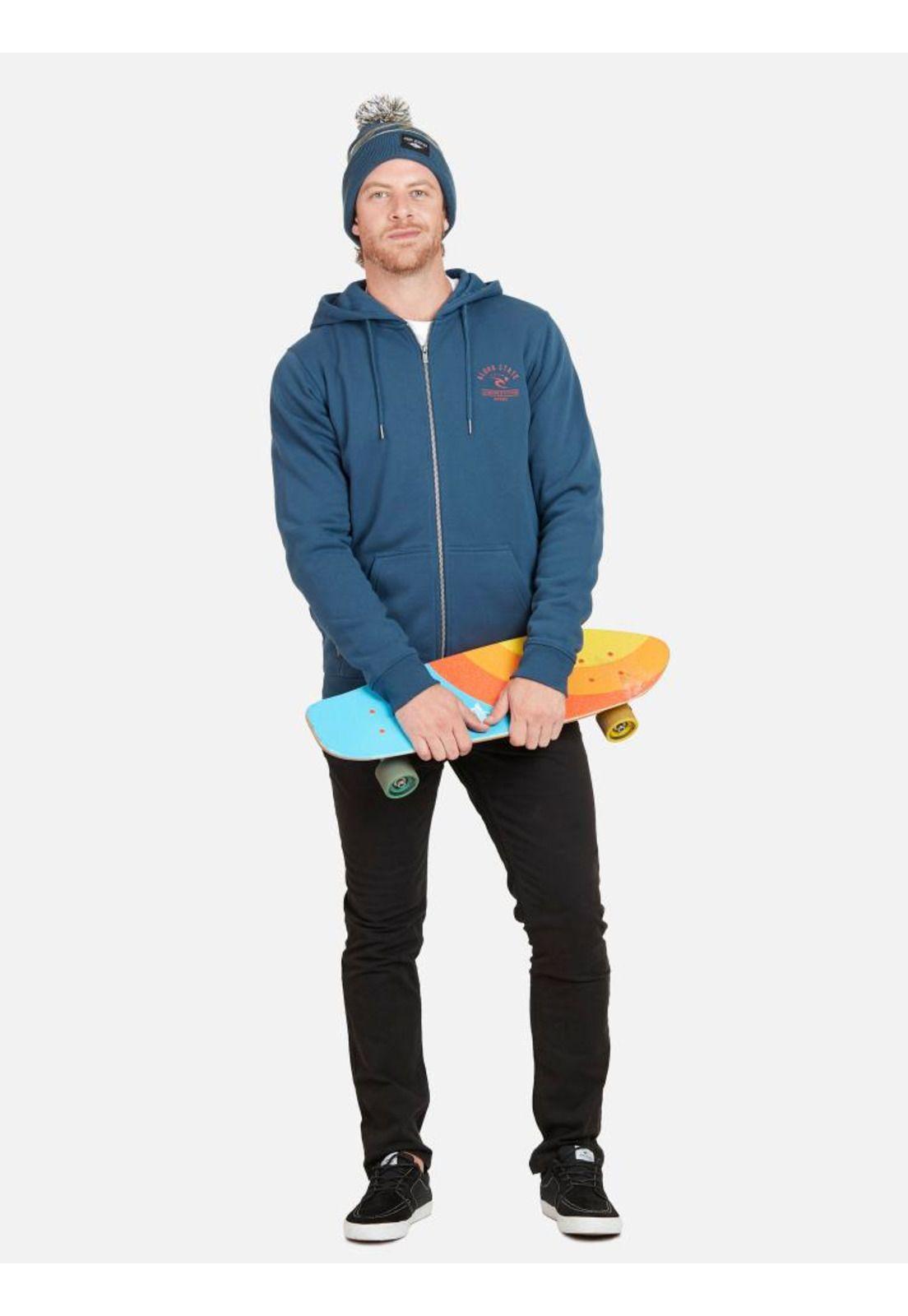 Poleron RC ALOHA STATE Hombre Marino Rip Curl-4