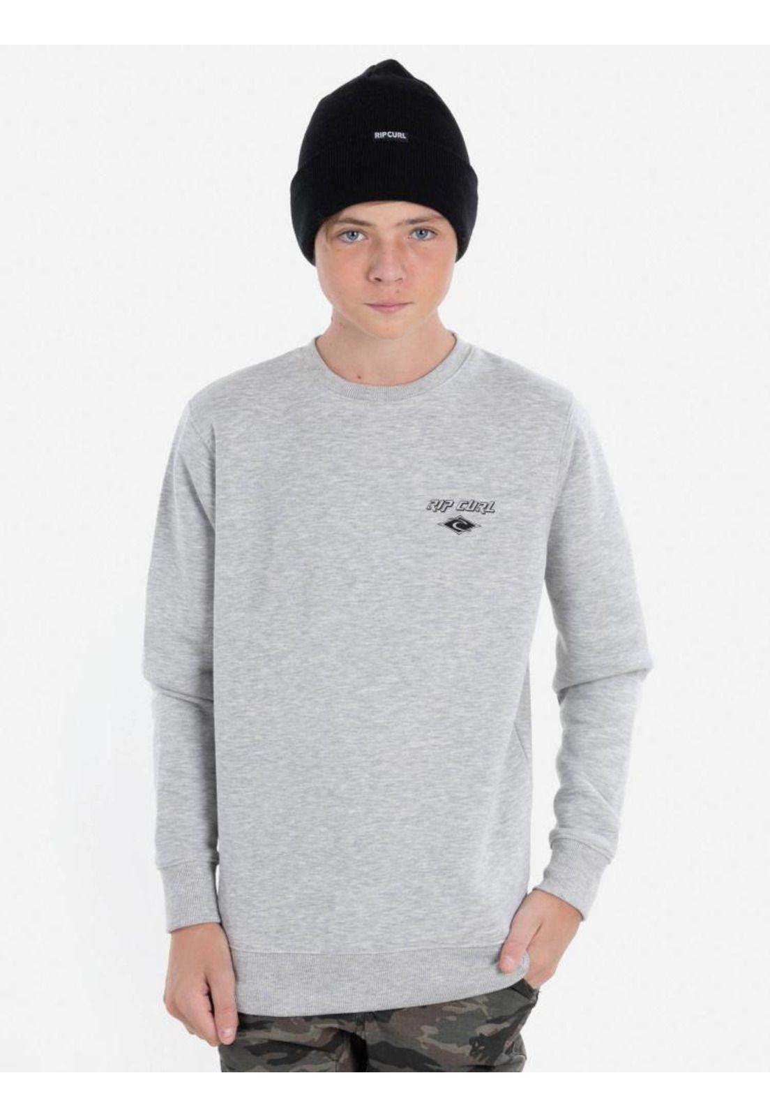 Poleron BORN AT BELLS 1969 Juvenil Gris Mezcla Rip Curl-0