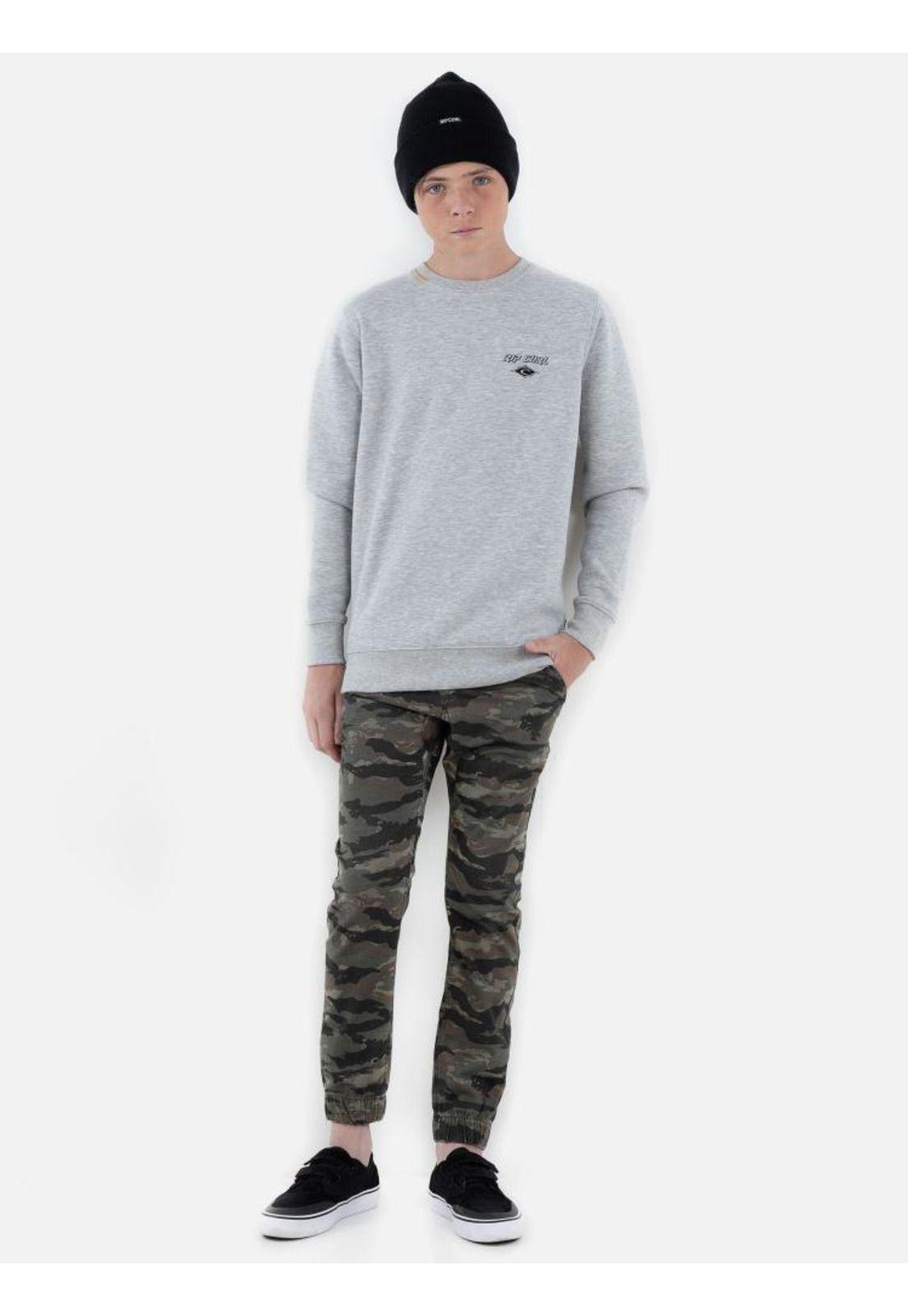 Poleron BORN AT BELLS 1969 Juvenil Gris Mezcla Rip Curl-1