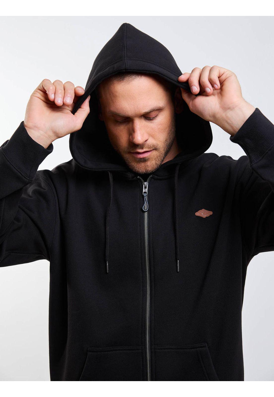 Poleron FZ Zafiro Negro Hombre Rip Curl-3